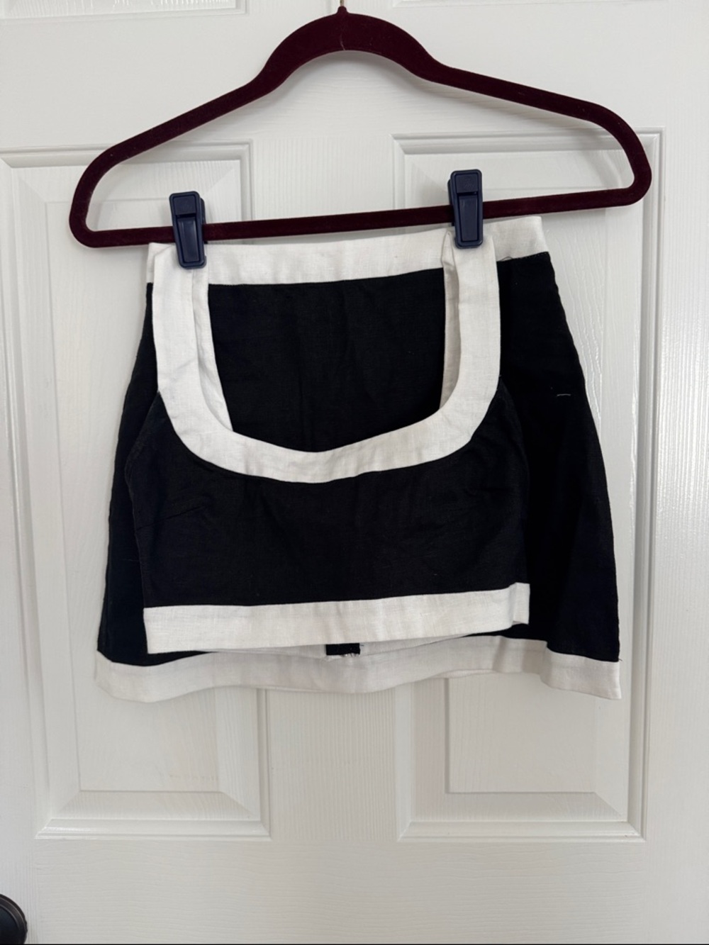 Reformation skirt crop top set